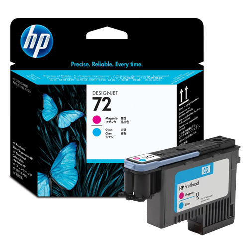 Tete-d-impression-HP-72-C9383A-Cyan-et-Magenta