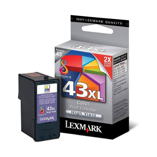 Cartouche-LEXMARK-43XL-18YX143E