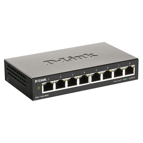 Switch-D-Link-DGS-1100-08V2